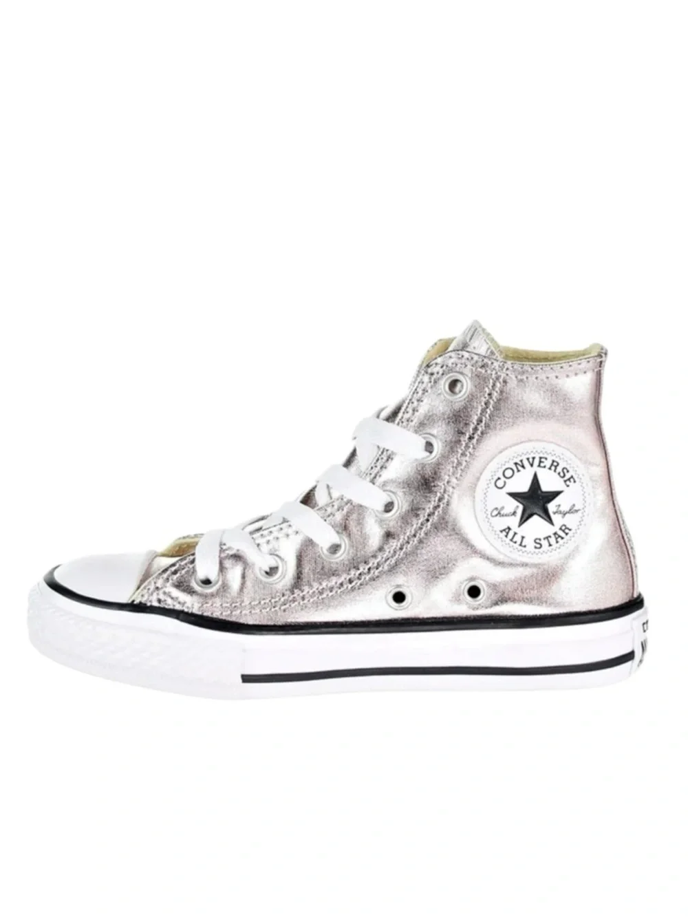 Converse ✪ Chuck Taylor All Star Hi Metallic Sneaker ✪ Rose Quartz ✪ 3 EU35 5M